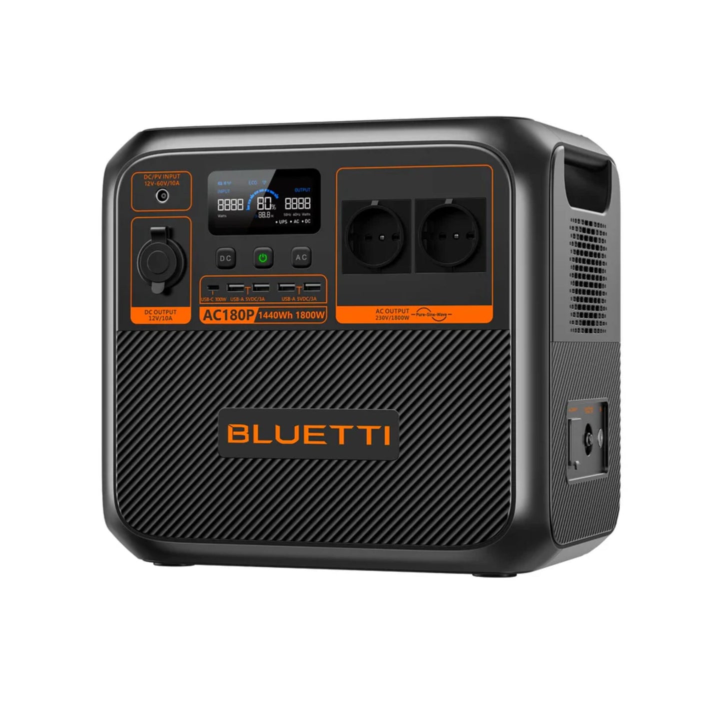Bluetti AC180P Solar Portable Power Station | 1800W 1,440WH