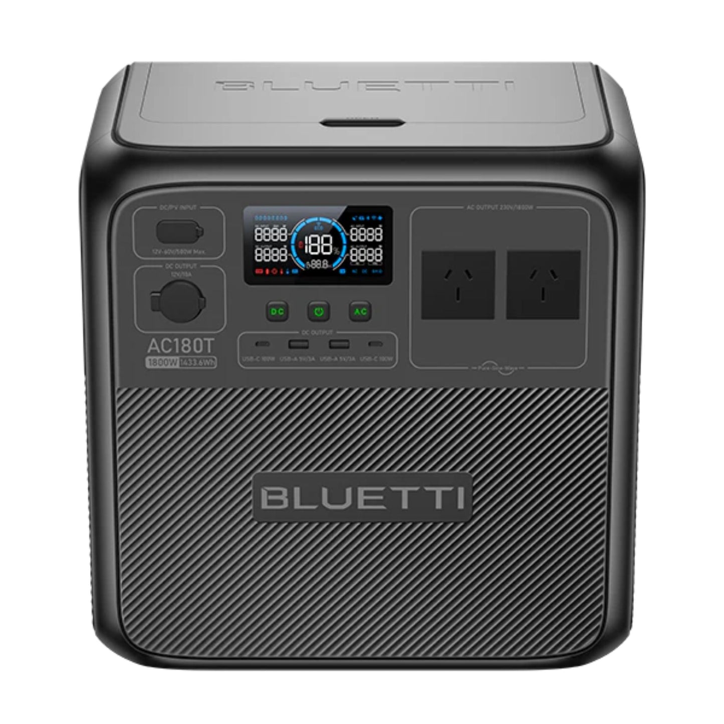 Bluetti AC180T Portable Power Station | 1800W 1,433.6WH