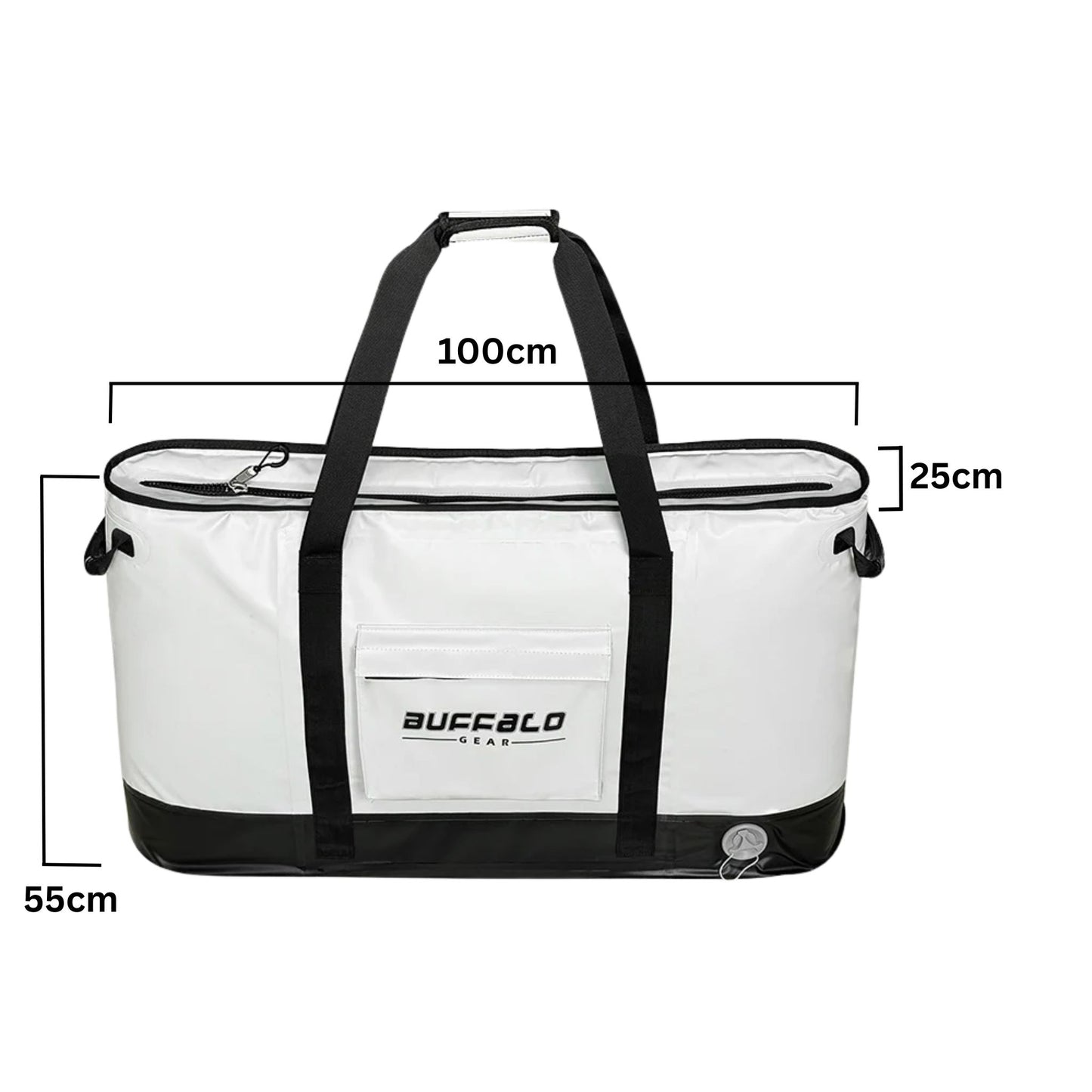 Buffalo Gear 100L Insulated Fish Cooler Bag with Flat Bottom