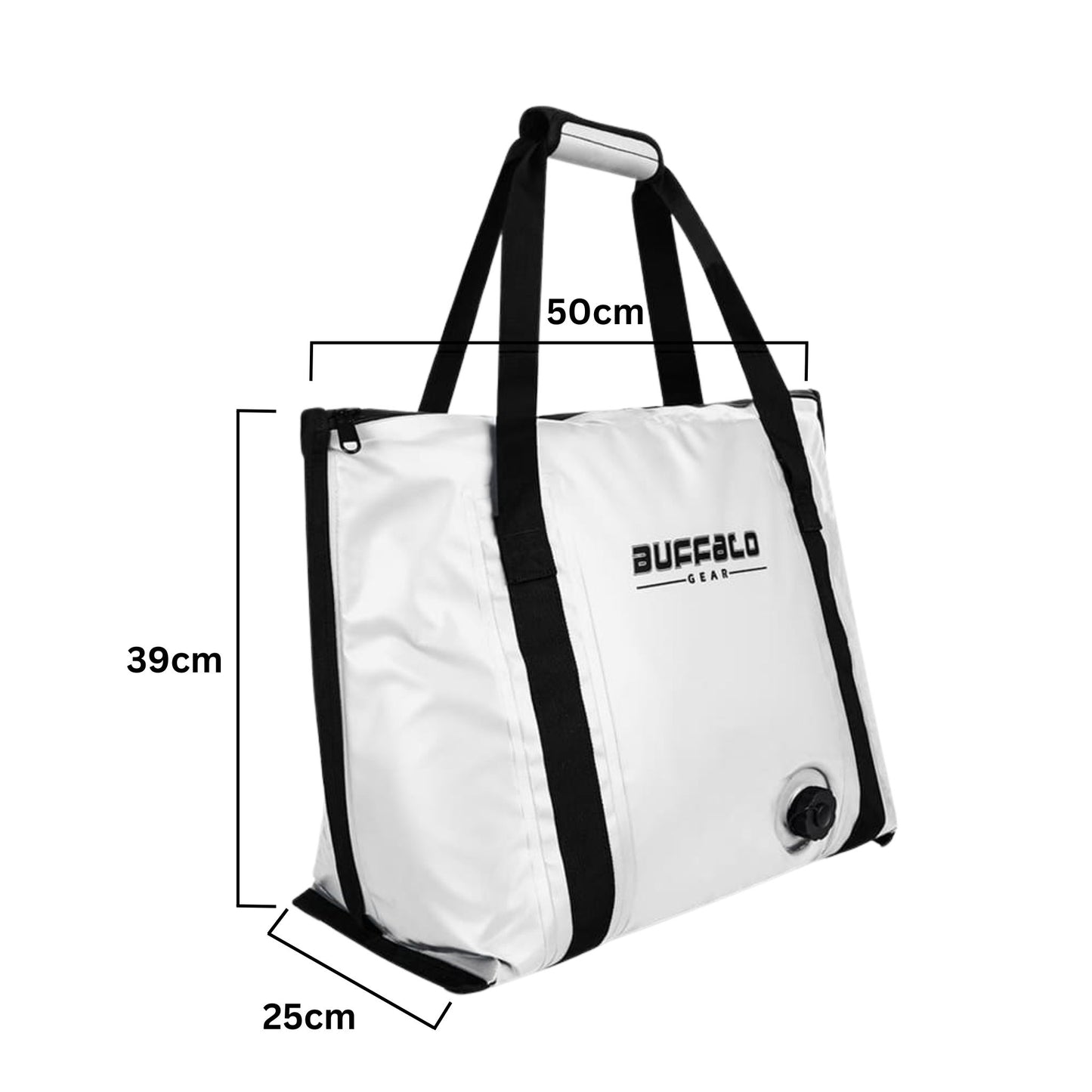 Buffalo Gear 20L Insulated Fish Cooler Bag with Flat Bottom