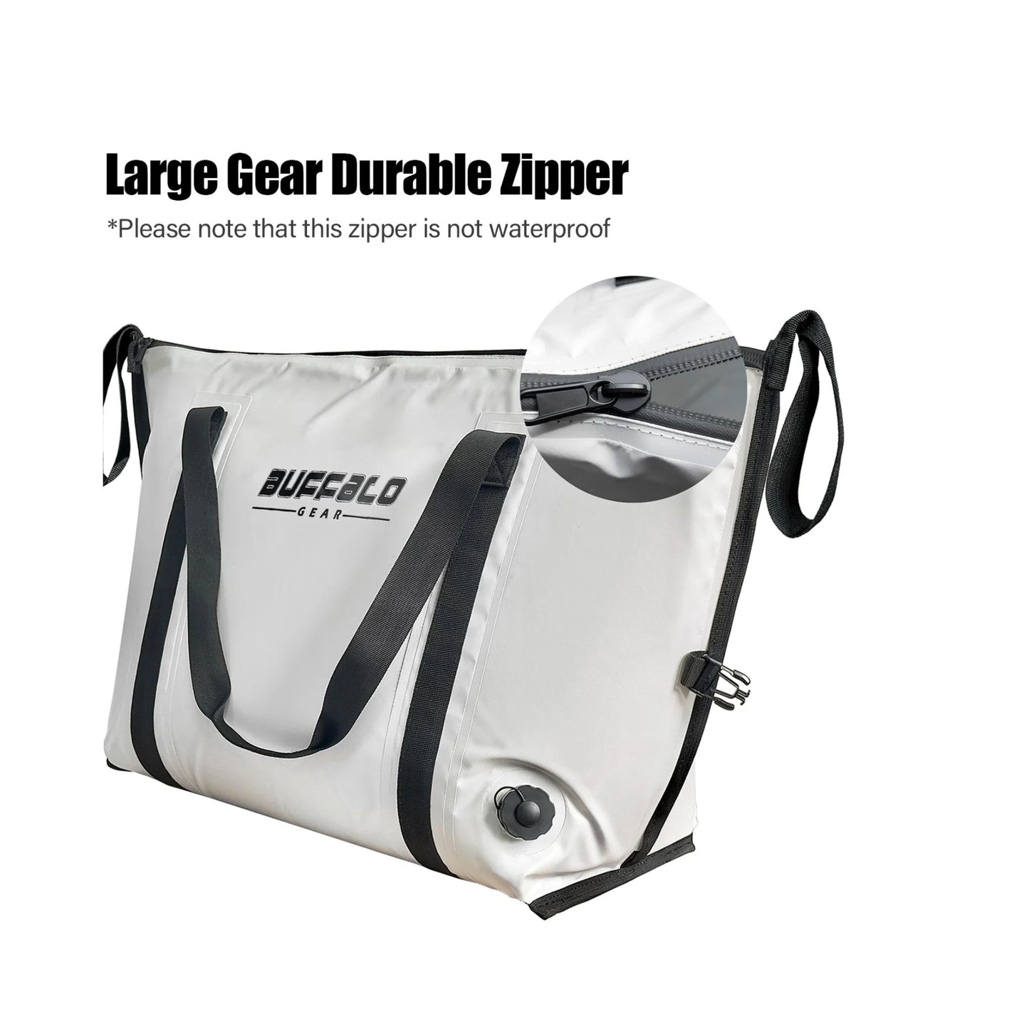 Buffalo Gear 42L Insulated Fish Cooler Bag with Flat Bottom