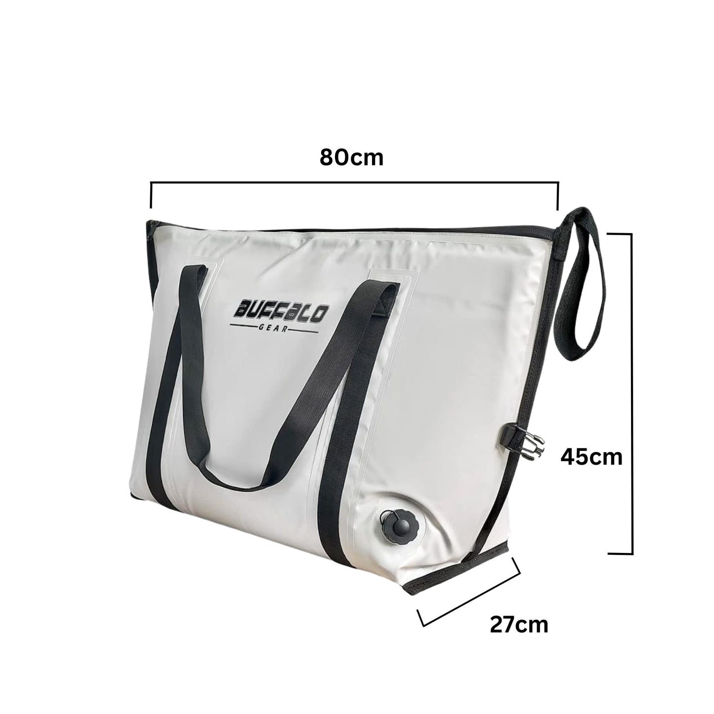 Buffalo Gear 42L Insulated Fish Cooler Bag with Flat Bottom