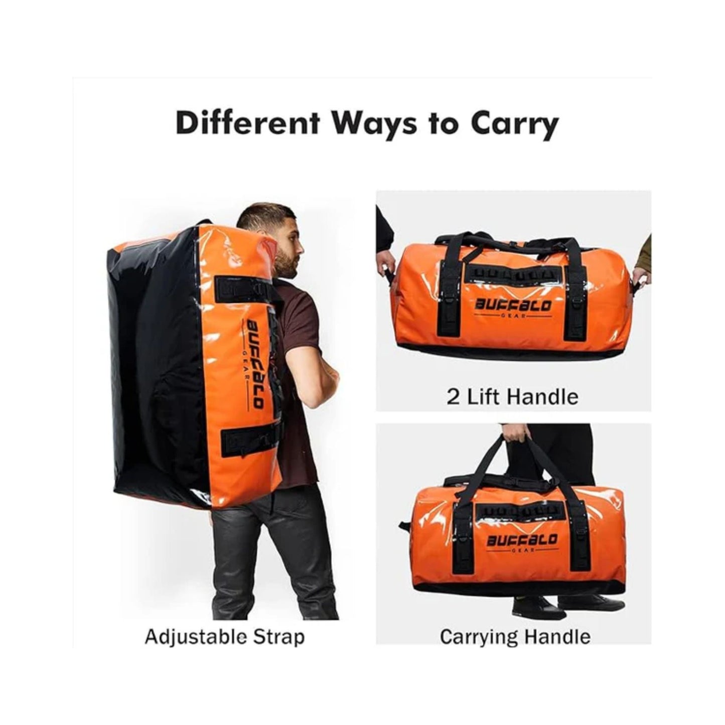 Buffalo Gear 120L Waterproof Dry Duffle Bag