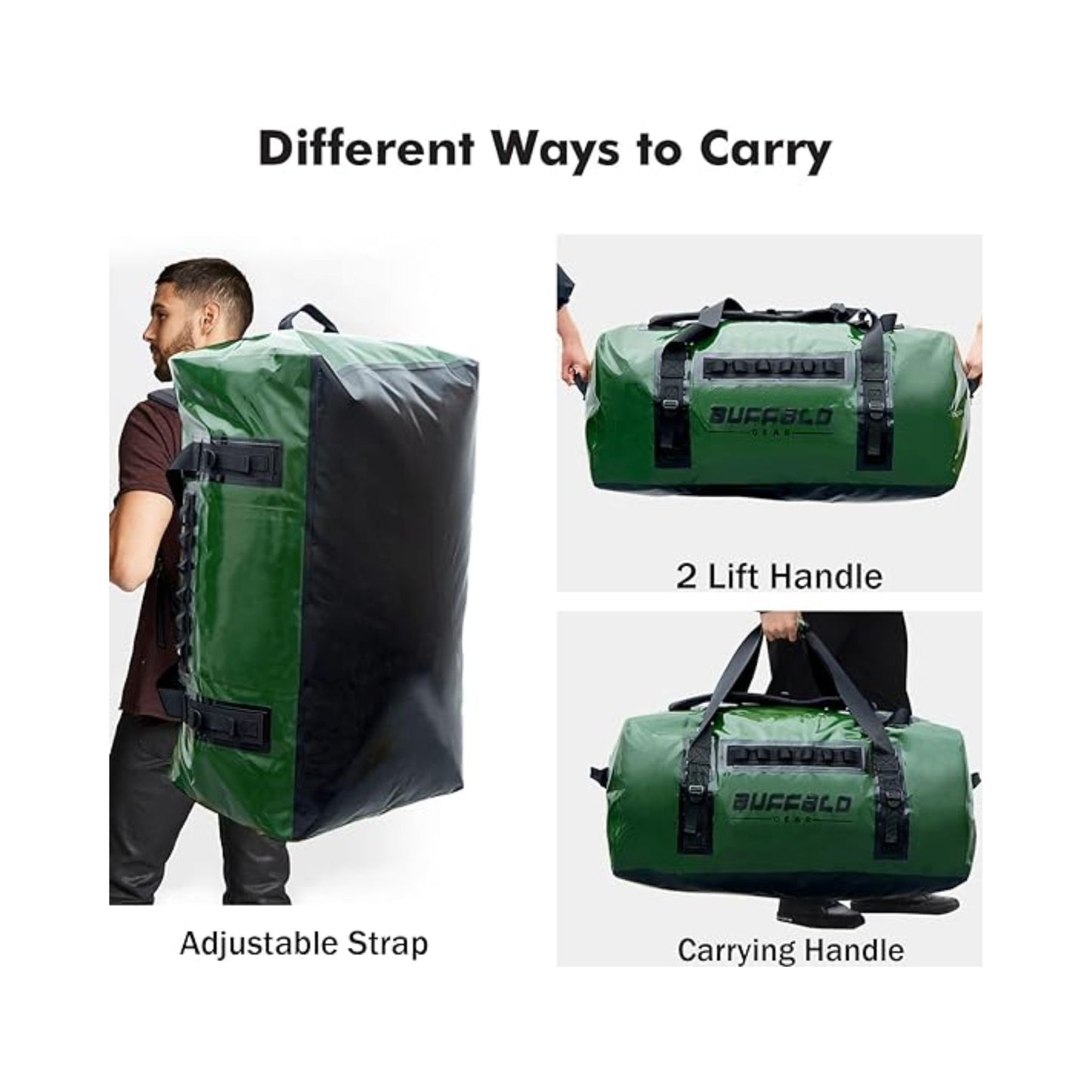 Buffalo Gear 120L Waterproof Dry Duffle Bag