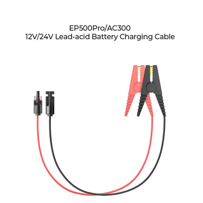Bluetti 12V/24V Lead-acid Battery Charging Cables