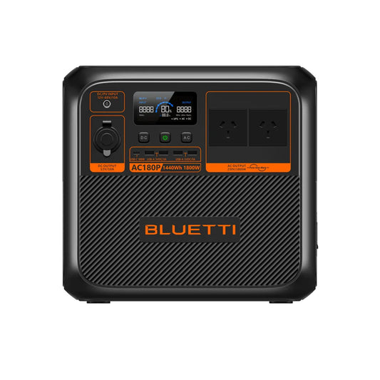 Bluetti AC180P Solar Portable Power Station | 1800W 1,440WH