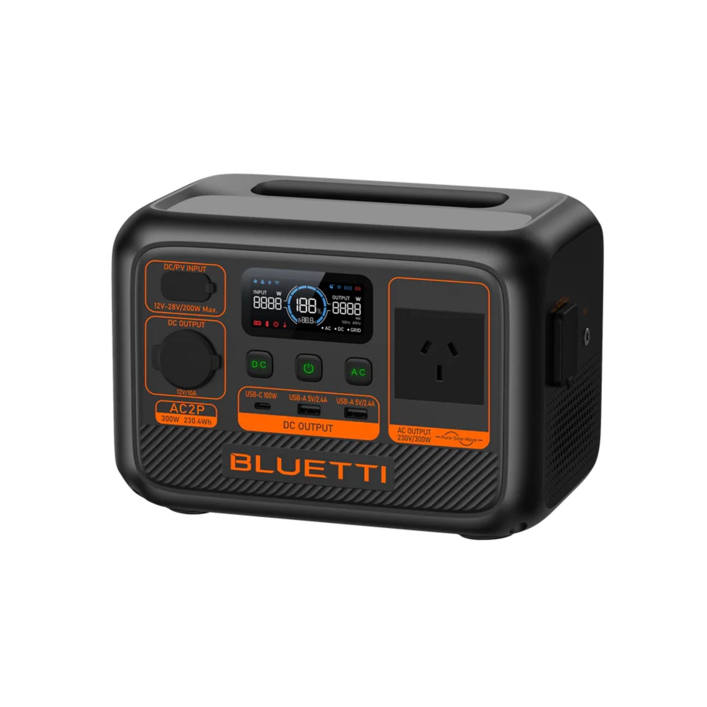 Bluetti AC2P Portable Power Station | 300W 230.4WH