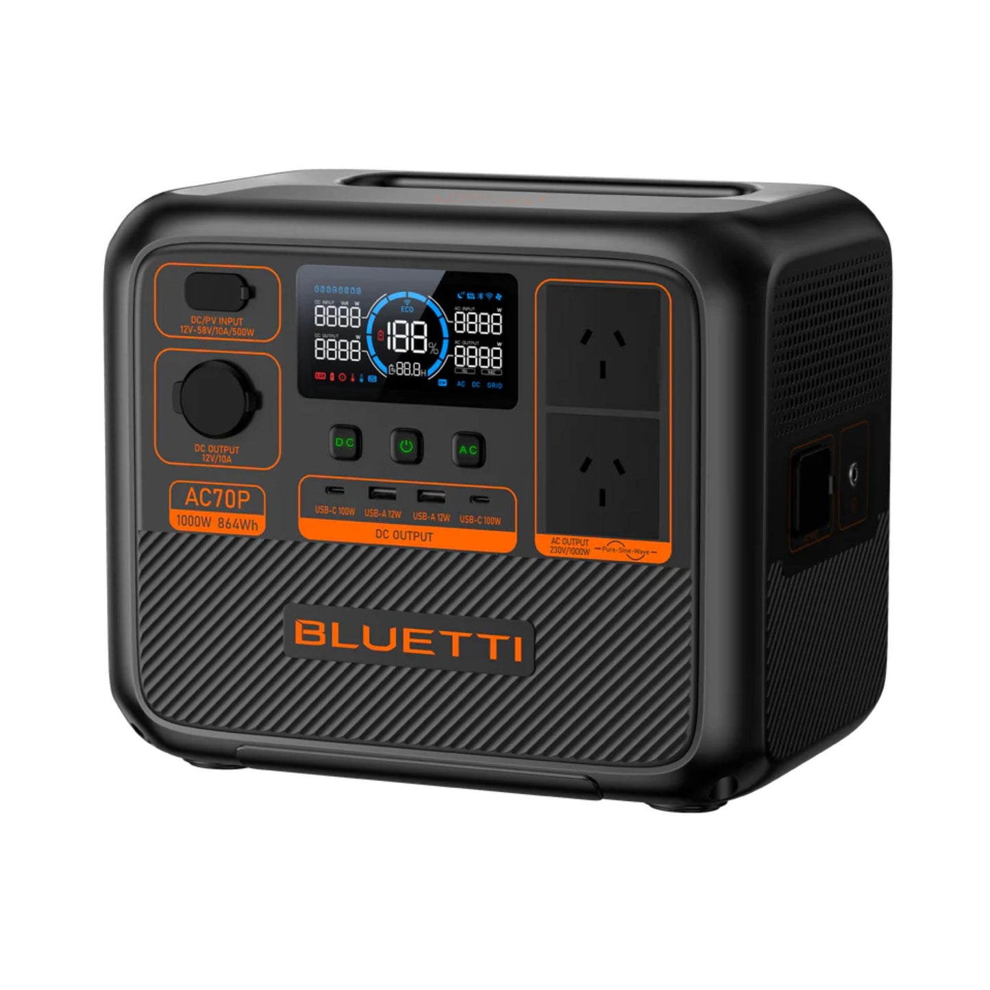 Bluetti AC70P Portable Power Station | 1000W 864WH