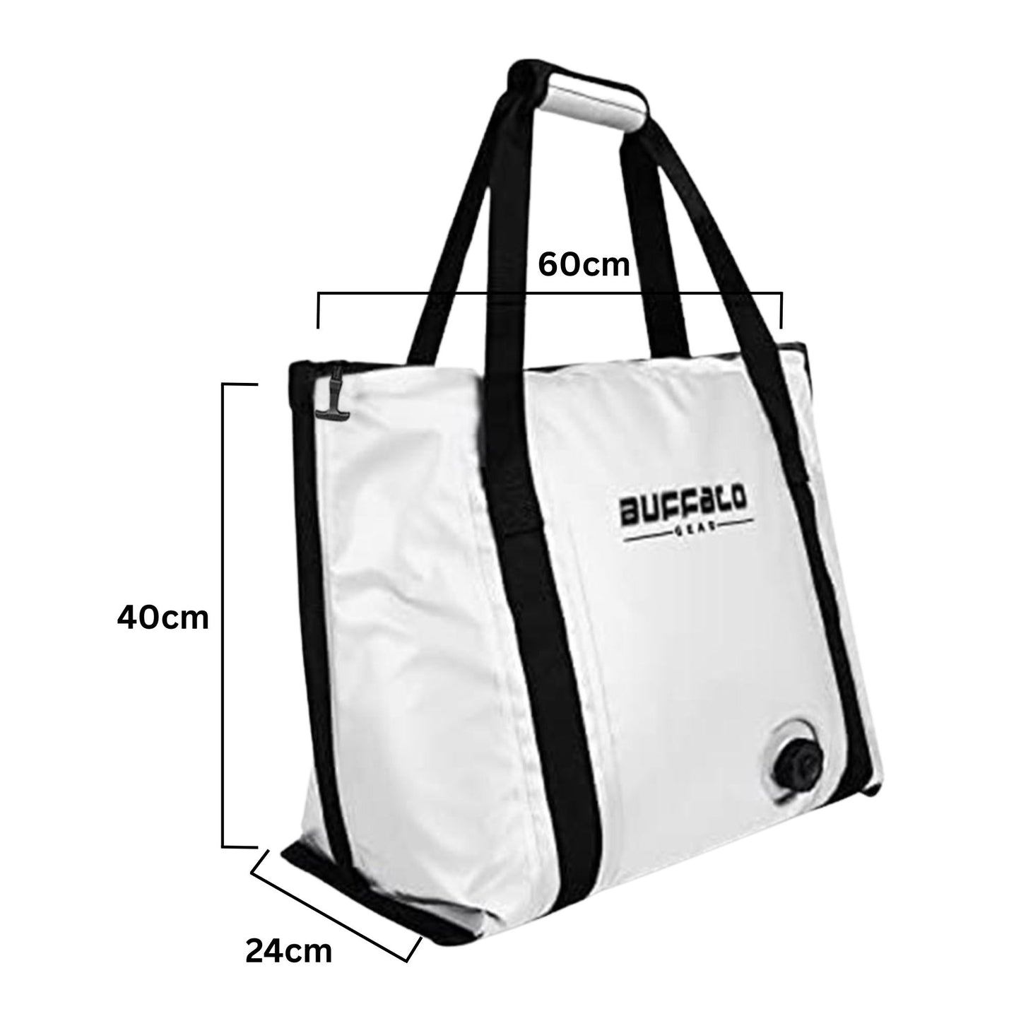 Buffalo Gear 26L Insulated Fish Cooler Bag with Flat Bottom