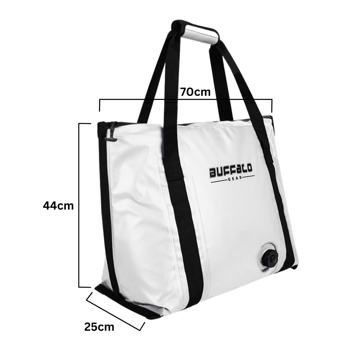 Buffalo Gear 35L Insulated Fish Cooler Bag with Flat Bottom