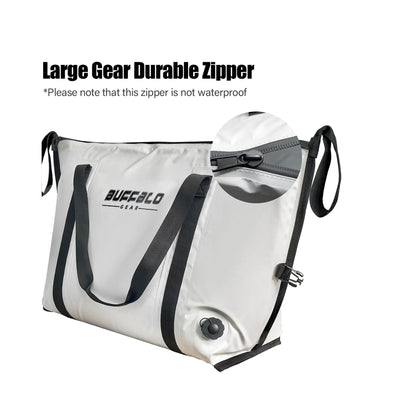 Buffalo Gear 42L Insulated Fish Cooler Bag with Flat Bottom
