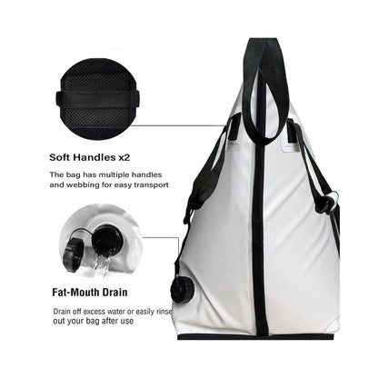 Buffalo Gear 65L Insulated Fish Cooler Bag with Flat Bottom