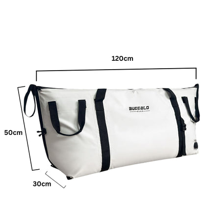 Buffalo Gear 80L Insulated Fish Cooler Bag with Flat Bottom