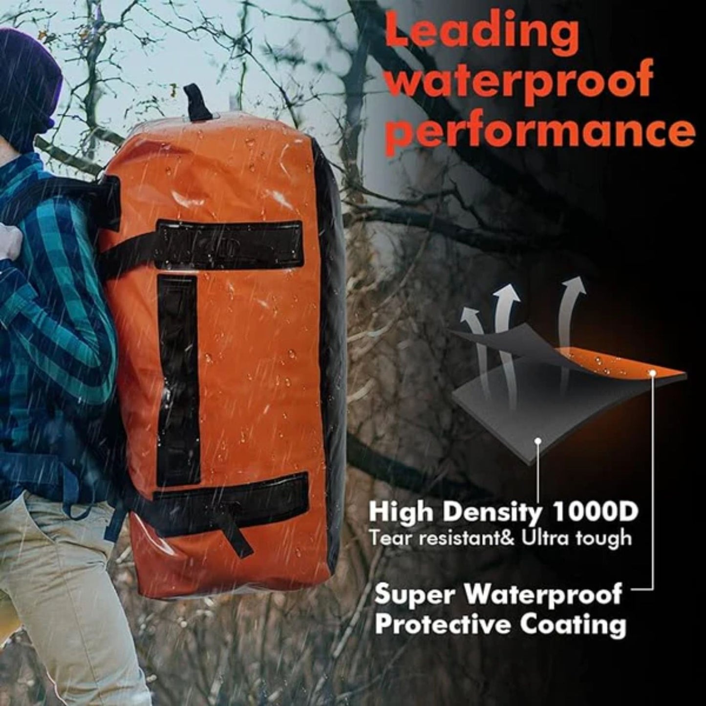 Buffalo Gear 120L Waterproof Dry Duffle Bag