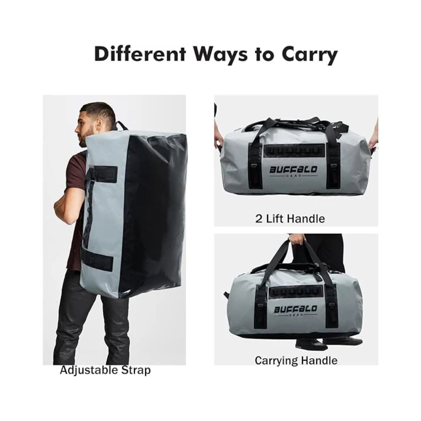 Buffalo Gear 120L Waterproof Dry Duffle Bag