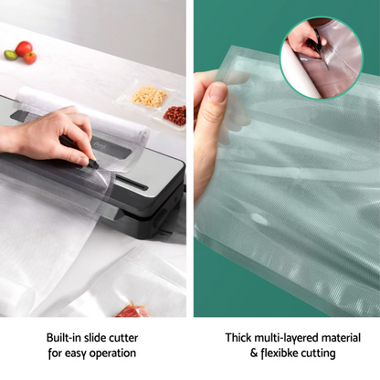 Devanti Food Vacuum Sealer Machine 32cm | 4 Modes with 4 free bag rolls (15cm)
