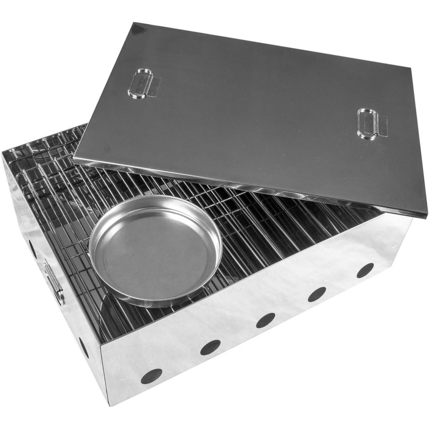 Kiwi Sizzler Two Tray Portable Stainless Steel Smoker